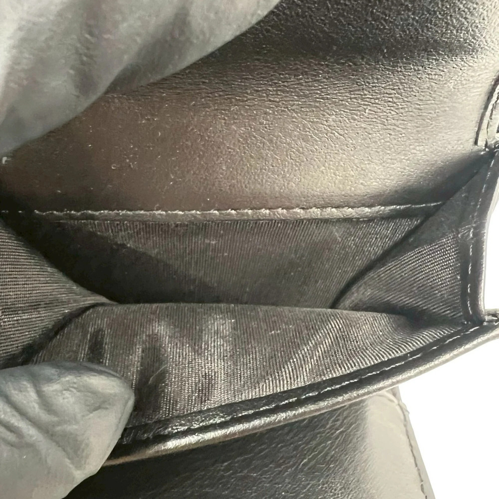CHANEL Black Caviar Leather Logo Wallet - Picture 10 of 10